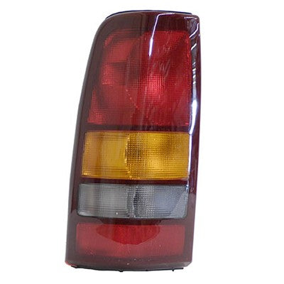 2001 gmc sierra rear driver side replacement tail light lens and housing arswlgm2800173v