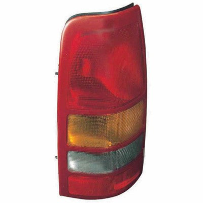 2001 gmc sierra rear driver side replacement tail light lens and housing arswlgm2800186c