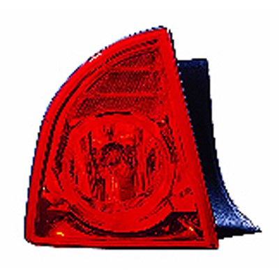 2008 chevrolet malibu rear driver side replacement tail light assembly arswlgm2800224c