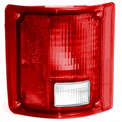 1983 gmc c k rear driver side replacement tail light lens and housing arswlgm2806102