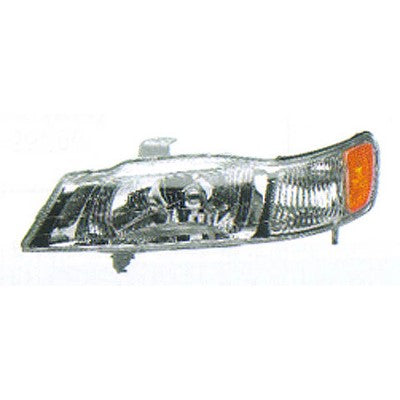 1999 honda odyssey front driver side replacement headlight lens and housing arswlho2502114v