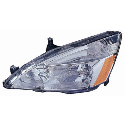 2005 honda accord front driver side replacement headlight lens and housing arswlho2502120c