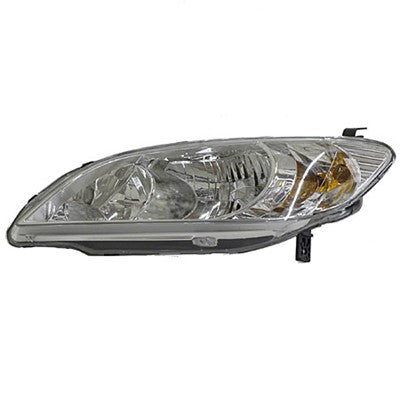 2005 honda civic front driver side replacement headlight lens and housing arswlho2502121v