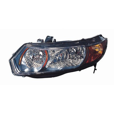 2008 honda civic front driver side replacement headlight assembly arswlho2502133c