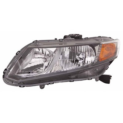 2012 honda civic front driver side replacement headlight assembly arswlho2502144c