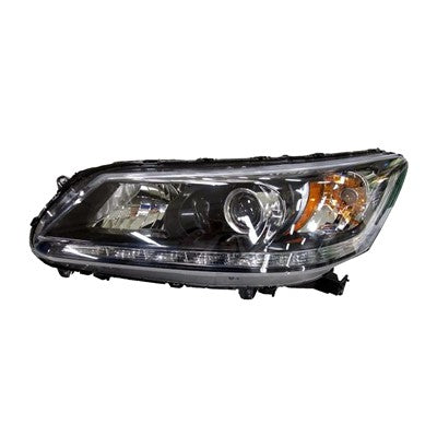 2013 honda accord front driver side replacement led headlight assembly arswlho2502156c