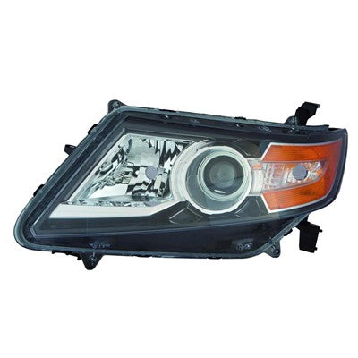 2014 honda odyssey front driver side replacement hid headlight lens and housing arswlho2502159