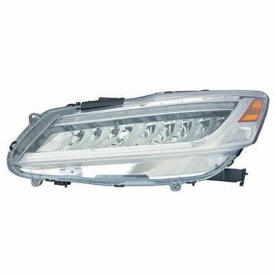 2017 honda accord front driver side replacement led headlight assembly arswlho2502174