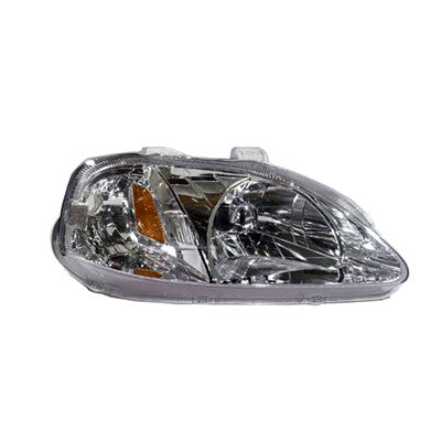 2000 honda civic front passenger side replacement headlight assembly arswlho2503113v