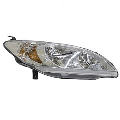 2004 honda civic front passenger side replacement headlight lens and housing arswlho2503121v