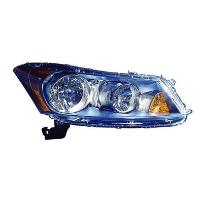 2009 honda accord front passenger side replacement headlight assembly arswlho2503130c