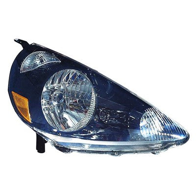 2007 honda fit front passenger side replacement headlight lens and housing arswlho2503131c