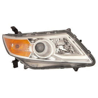 2011 honda odyssey front passenger side replacement halogen headlight assembly arswlho2503142c