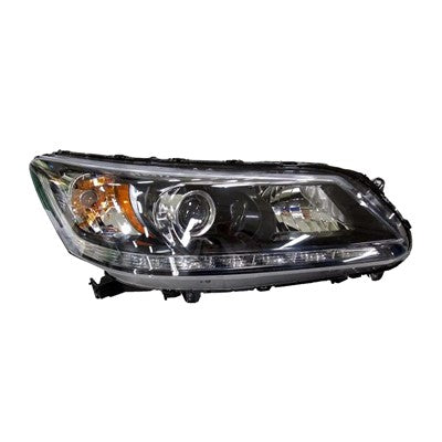 2014 honda accord front passenger side replacement led headlight assembly arswlho2503156c