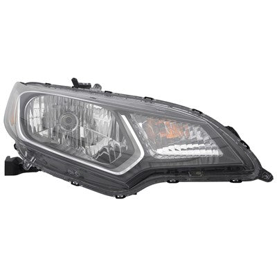 2016 honda fit front passenger side replacement halogen headlight assembly arswlho2503160v