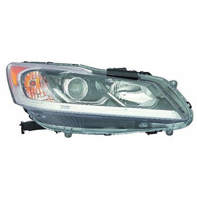 2016 honda accord front passenger side replacement led headlight assembly arswlho2503168c