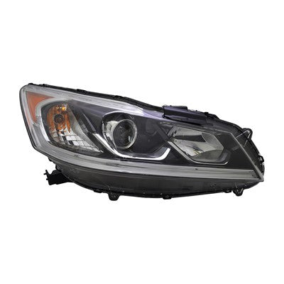 2016 honda accord front passenger side replacement led headlight assembly arswlho2503169c