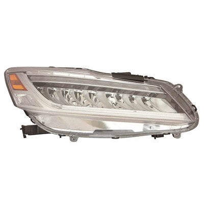 2017 honda accord front passenger side replacement led headlight assembly arswlho2503174