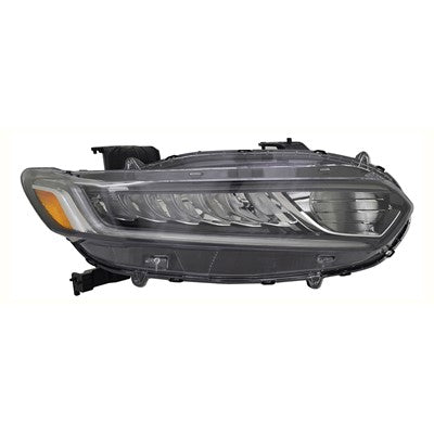 2019 honda accord front passenger side replacement led headlight assembly arswlho2503187c