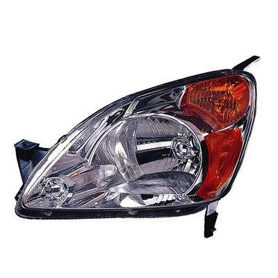 2004 honda cr v front driver side replacement headlight lens and housing arswlho2518104c