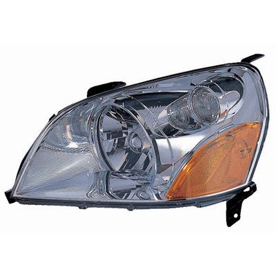 2005 honda pilot front driver side replacement headlight lens and housing arswlho2518105c