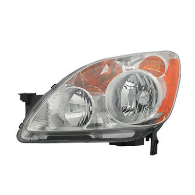 2005 honda cr v front driver side replacement headlight lens and housing arswlho2518107v