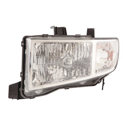 2014 honda ridgeline front driver side replacement headlight lens and housing arswlho2518128c