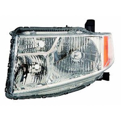 2009 honda element front driver side replacement headlight lens and housing arswlho2518130