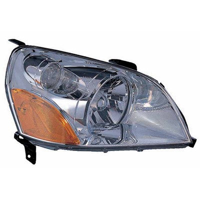 2004 honda pilot front passenger side replacement headlight lens and housing arswlho2519105c