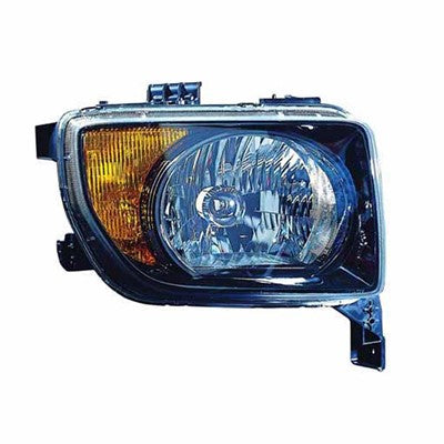 2008 honda element front passenger side replacement headlight lens and housing arswlho2519114v