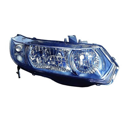 2011 honda civic front passenger side replacement headlight lens and housing arswlho2519126c