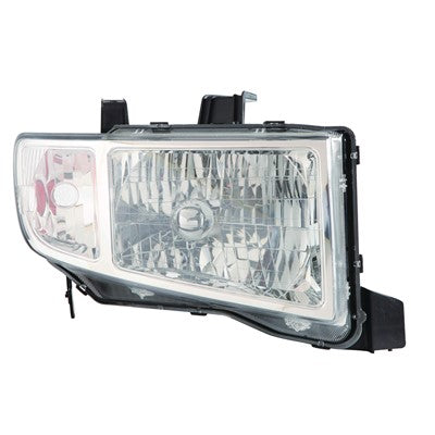 2009 honda ridgeline front passenger side replacement headlight lens and housing arswlho2519128c