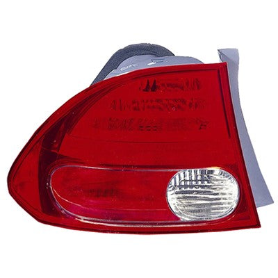 2008 honda civic rear driver side replacement tail light assembly arswlho2800166v