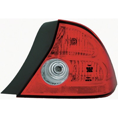 2004 honda civic rear passenger side replacement tail light lens and housing arswlho2801155v