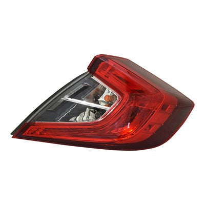 2020 honda civic rear passenger side replacement tail light assembly arswlho2805110v