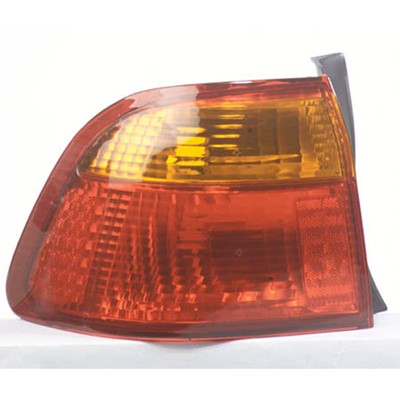 2000 honda civic rear driver side replacement tail light lens and housing arswlho2818111v