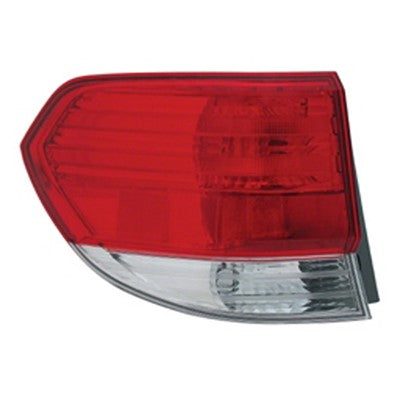 2010 honda odyssey rear driver side replacement tail light lens and housing arswlho2818134v