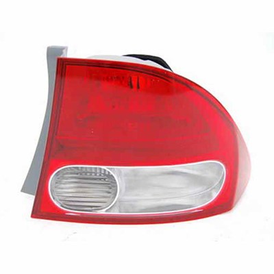 2009 honda civic rear passenger side replacement tail light lens and housing arswlho2819138v