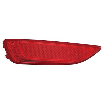 2012 hyundai accent rear driver side replacement bumper reflector arswlhy1184104c