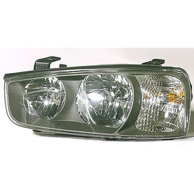 2002 hyundai elantra front driver side replacement headlight assembly arswlhy2502122v