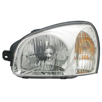 2004 hyundai santa fe front driver side replacement headlight assembly arswlhy2502134v