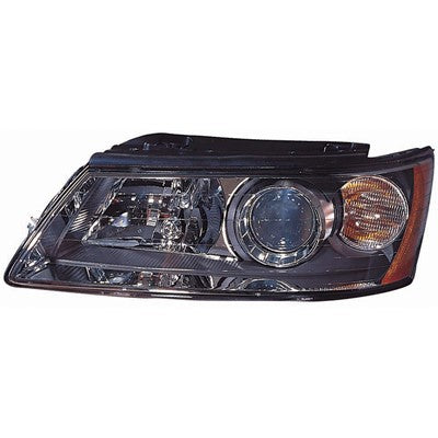 2008 hyundai sonata front driver side replacement headlight assembly arswlhy2502135c