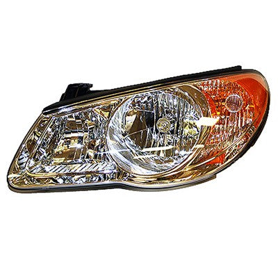 2009 hyundai elantra front driver side replacement headlight assembly arswlhy2502138v