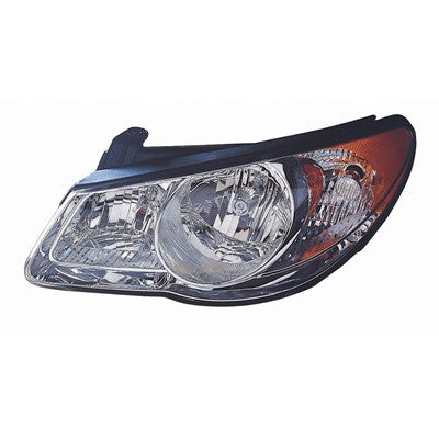 2009 hyundai elantra front driver side replacement headlight assembly arswlhy2502138c