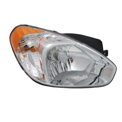 2009 hyundai accent front driver side replacement headlight assembly arswlhy2502144v