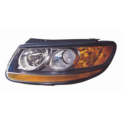 2010 hyundai santa fe front driver side replacement headlight assembly arswlhy2502156c