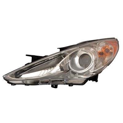 2014 hyundai sonata front driver side replacement headlight assembly arswlhy2502157c