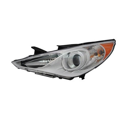 2014 hyundai sonata front driver side replacement halogen headlight assembly arswlhy2502159