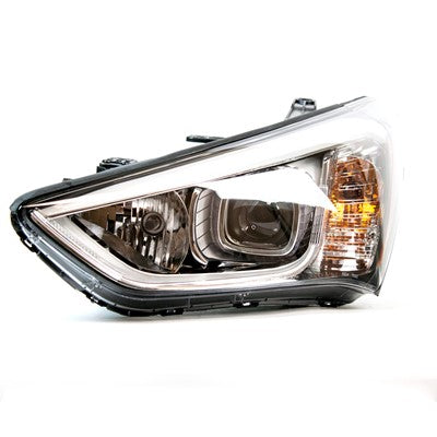 2015 hyundai santa fe sport front driver side replacement halogen headlight assembly arswlhy2502169c