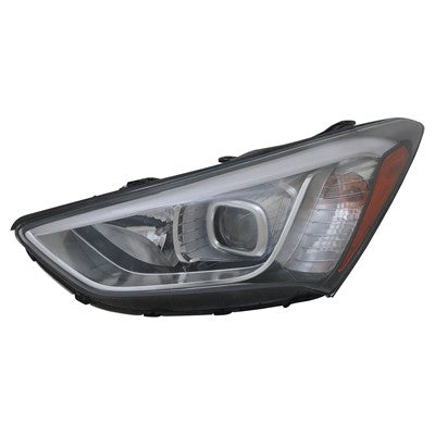 2014 hyundai santa fe front driver side replacement halogen headlight assembly arswlhy2502175